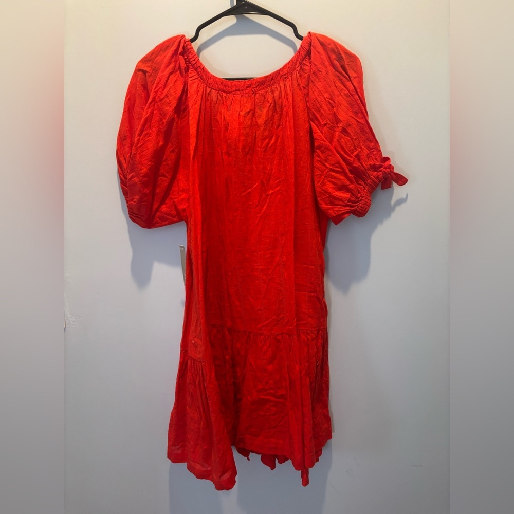 NEW CLEOBELLA emmeline mini dress in cherry Size Medium - Picture 4 of 4